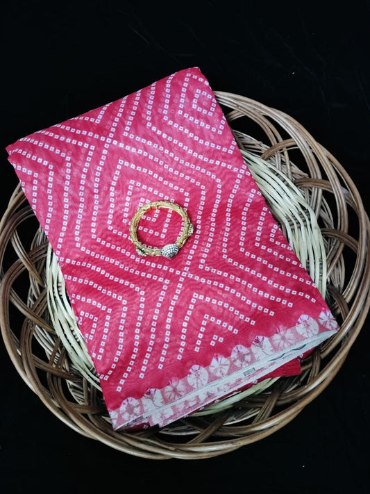 Semi Chanderi Saree