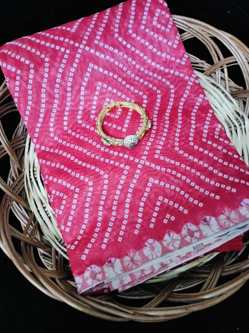Semi Chanderi Saree