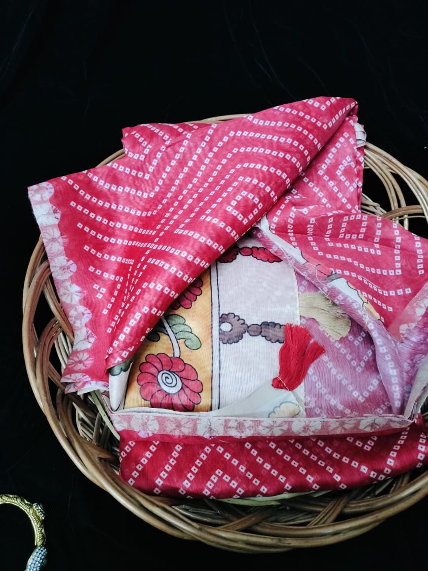 Semi Chanderi Saree