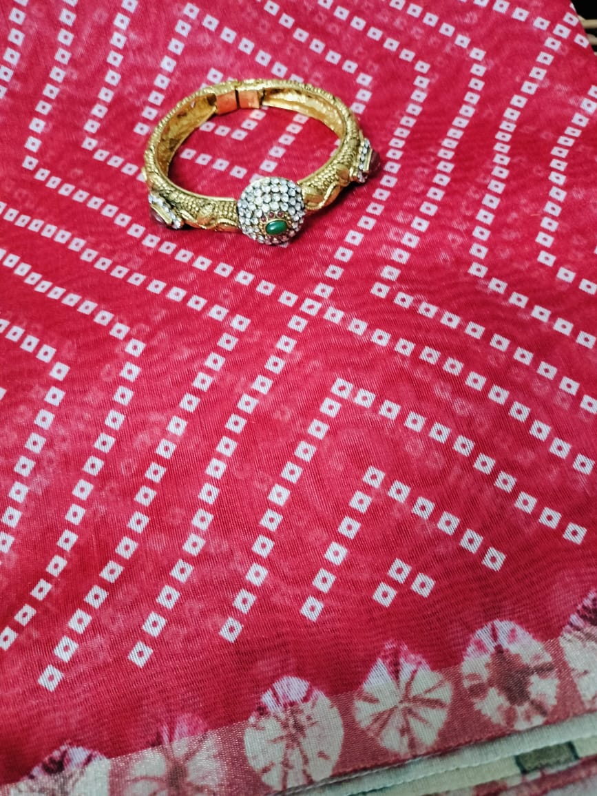 Semi Chanderi Saree