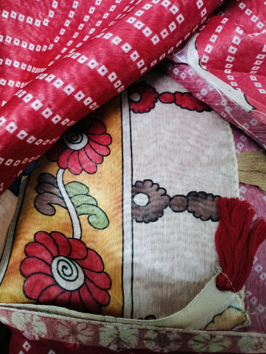 Semi Chanderi Saree