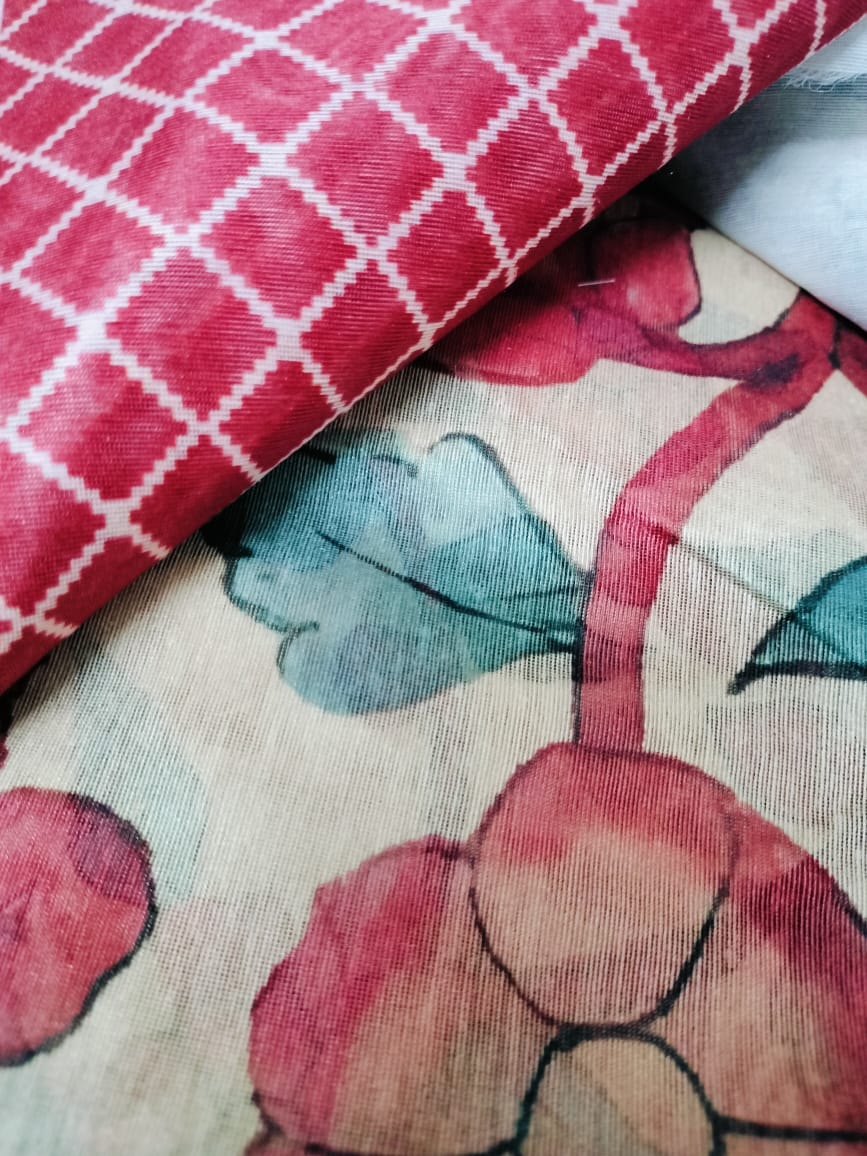 Semi Chanderi Saree