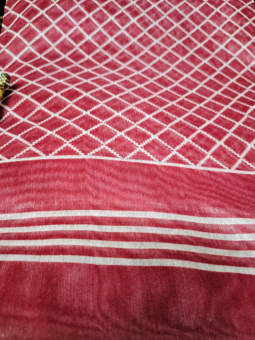 Semi Chanderi Saree