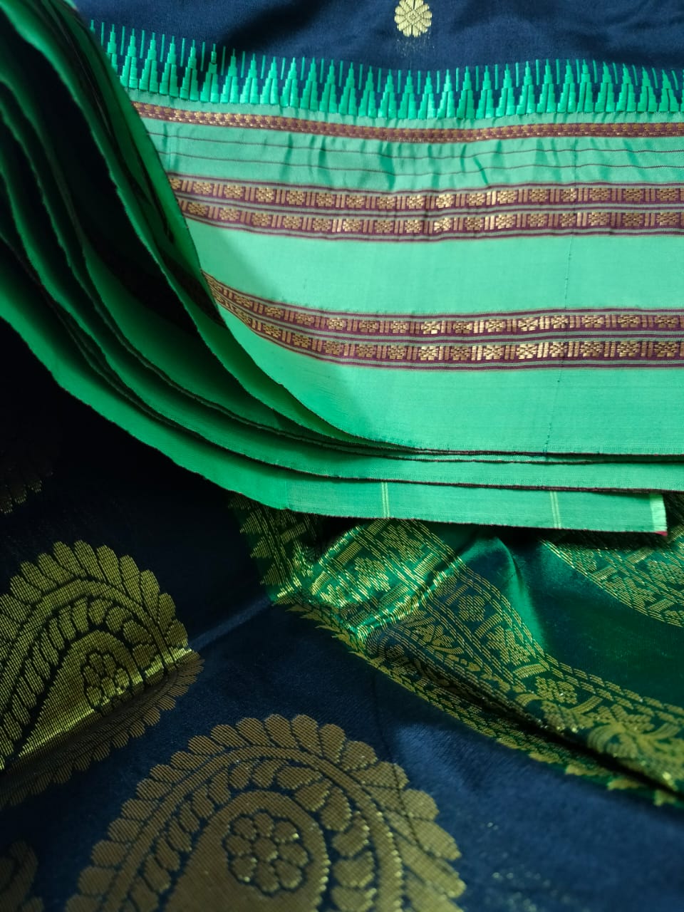 Pure silk Narayan Peth saree