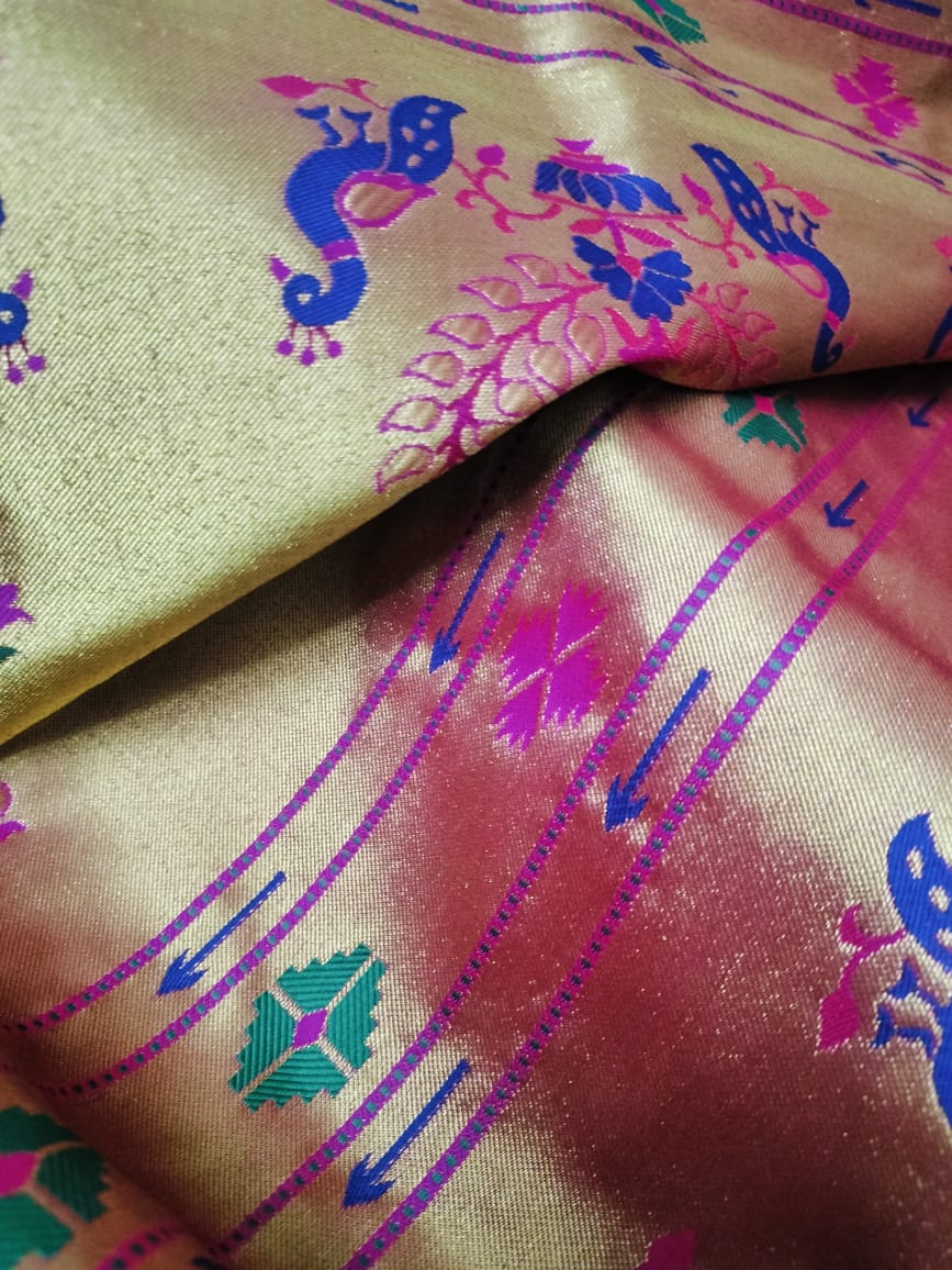 Pure Silk Paithni with silk mark Saree