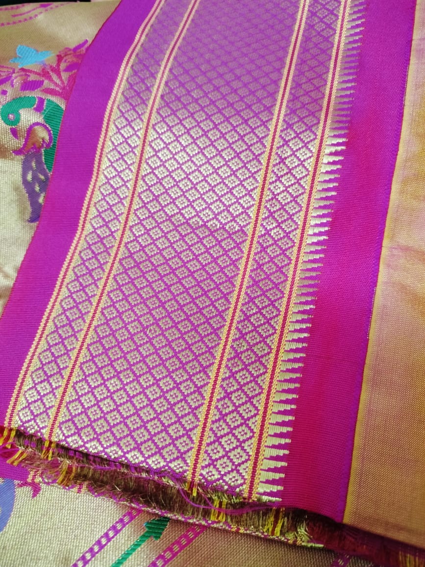 Pure Silk Paithni with silk mark Saree