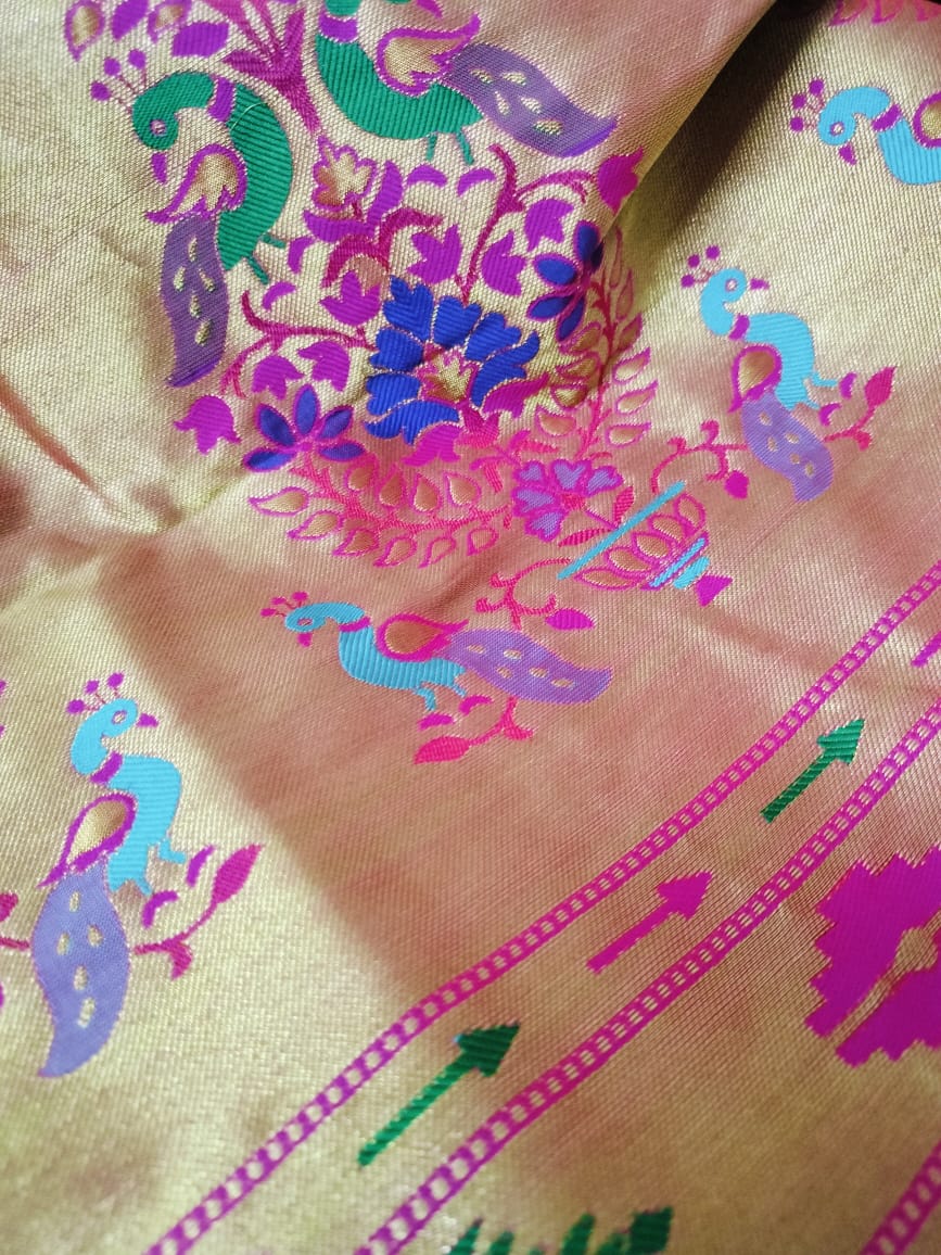 Pure Silk Paithni with silk mark Saree