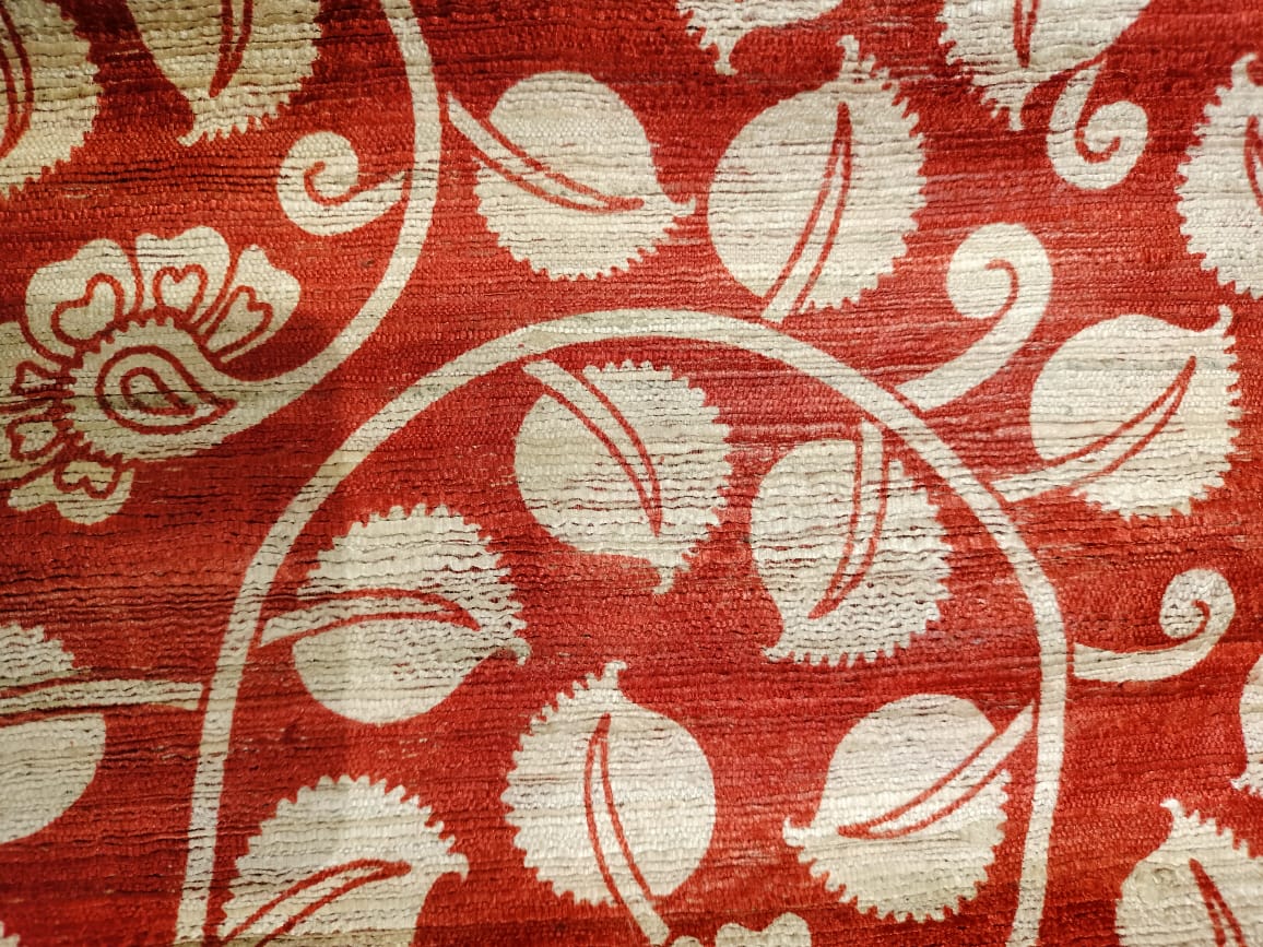 Pure Tussar Ghicha Kalamkari Saree