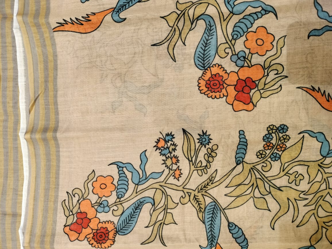 Semi Chanderi Saree