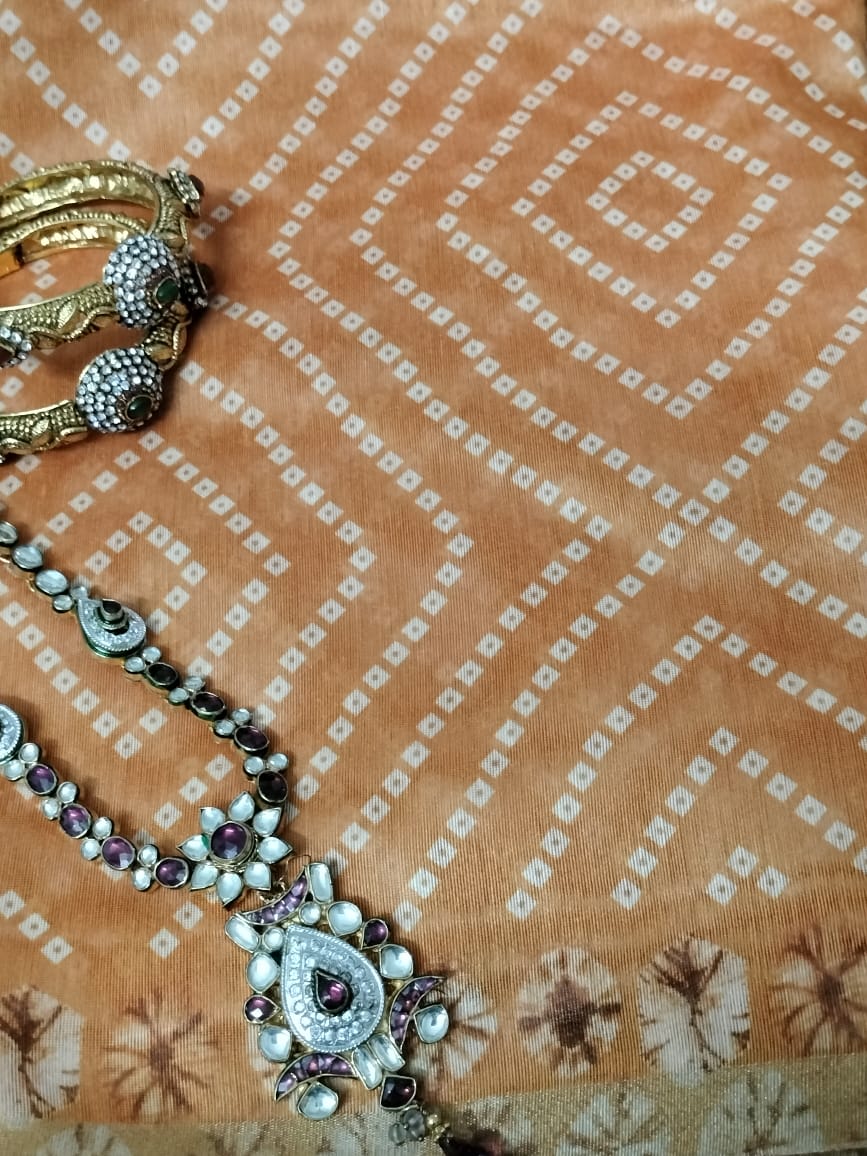 Semi Chanderi Saree