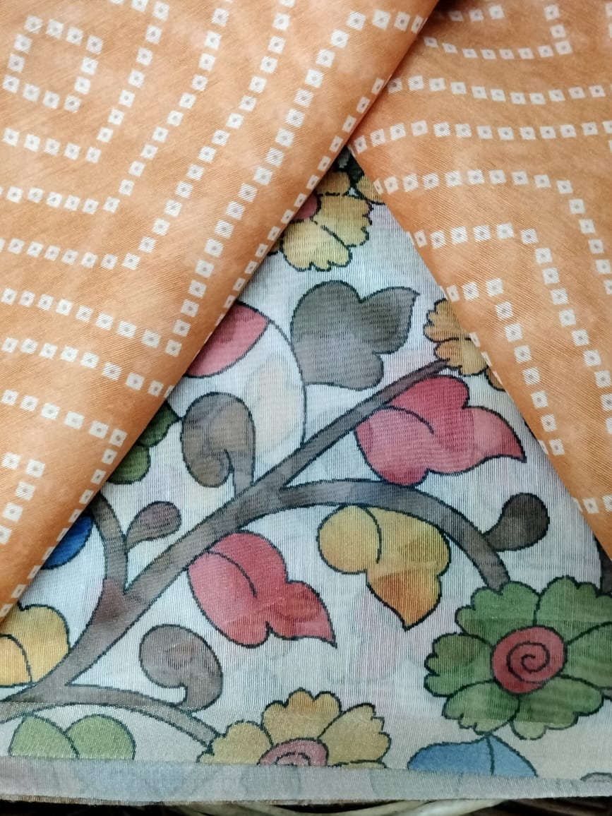 Semi Chanderi Saree