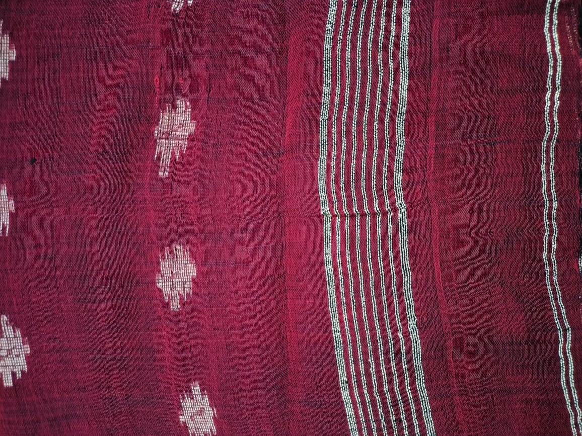 Linen Jamdari saree