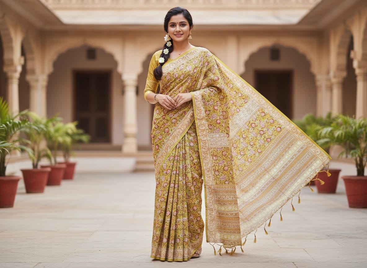 Pure Maheshwari Slik