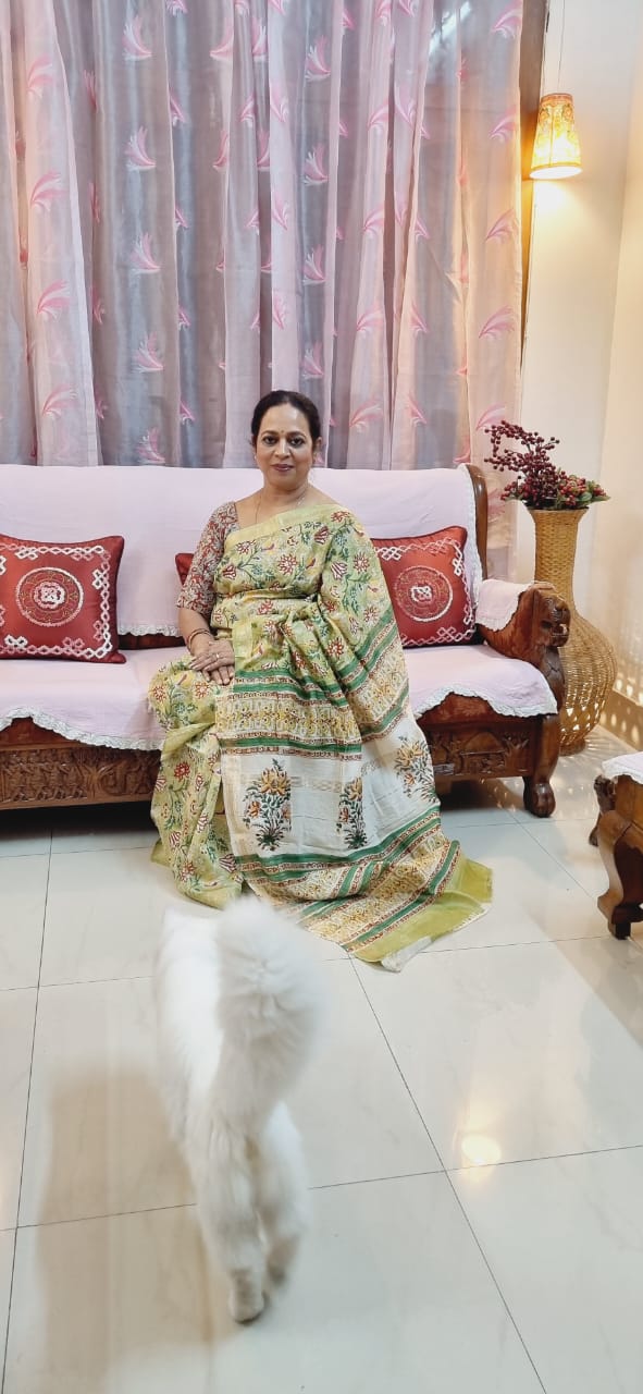 Pure Maheshwari silk saree