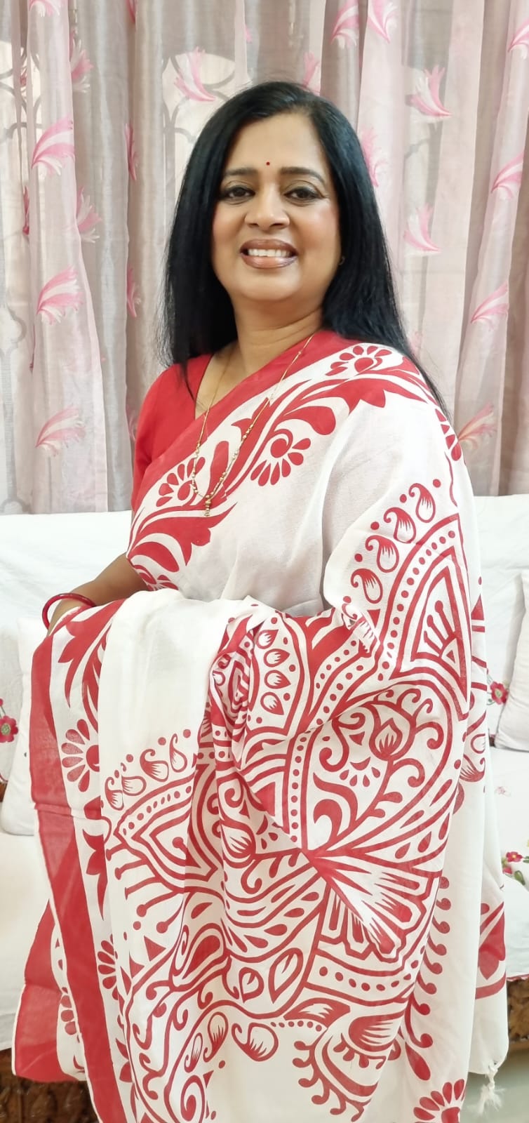 Pure Mul cotton screen printing saree
