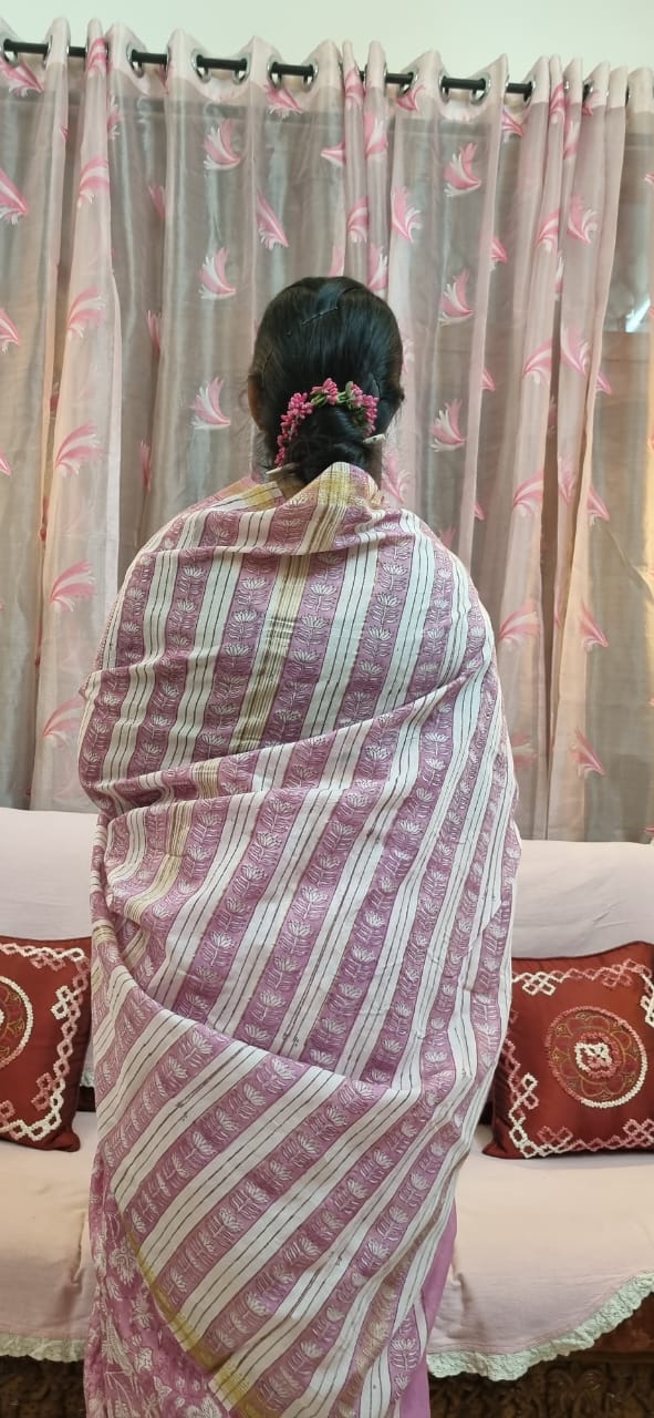 Pure Maheshwari silk saree
