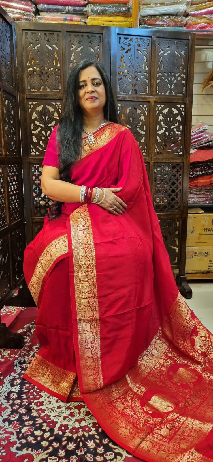 Pure Dola Silk saree