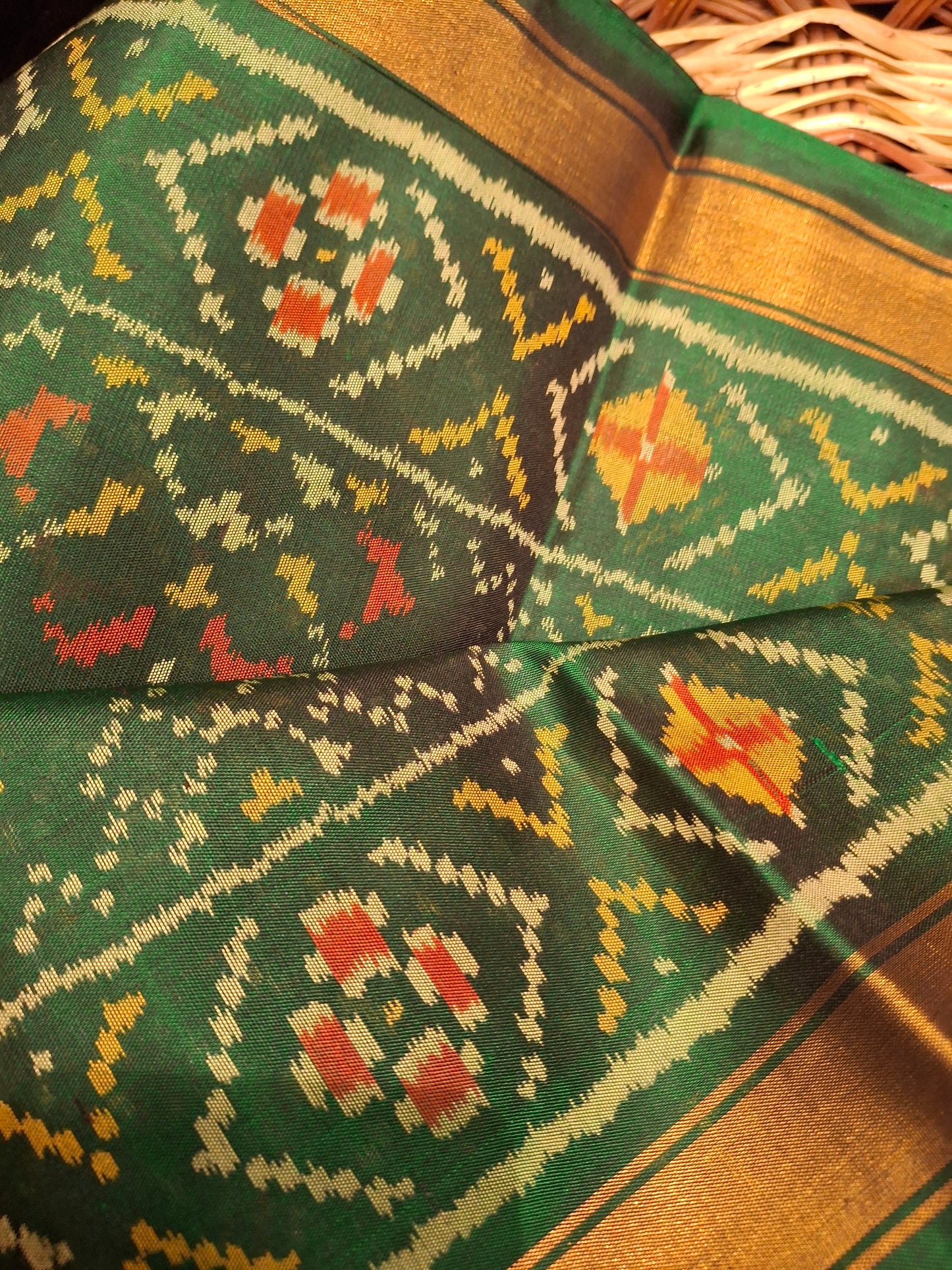 Pure silk Patola Dupatta