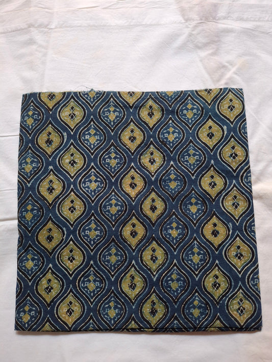 Pure Ajrak handblock print fabric rate/Meter