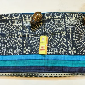 Pure Tussar Raw Silk with Silk Mark Saree