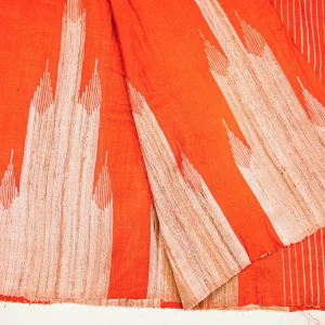 Pure Tussar Ghicha Silk with Silk Mark Saree