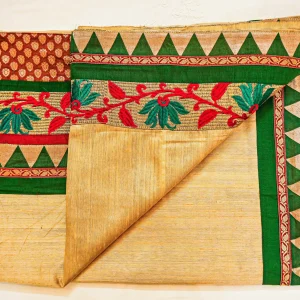 Pure Tussar Raw Silk with Silk Mark Saree