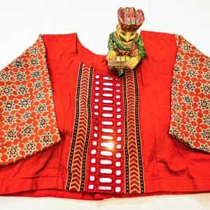 Kutch glass work embroidery