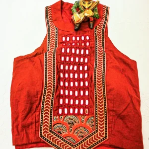Pure Gajji silk Marron