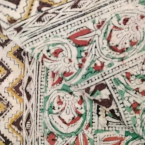 Pure cotton kalamkari Hand Block print saree