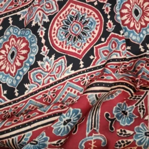 Modal silk Ajarak hand block print Stole Type 2