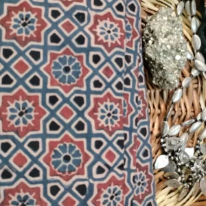 Pure cotton hand block print dress material type 2