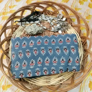 Pure cotton hand block print dress material type 5