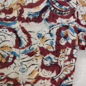 Pure Cotton kalamkari hand block print suit (Unstiched) type 2