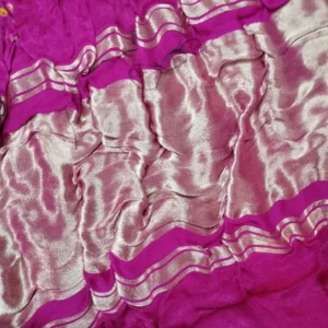 Pure Gajji Silk Dupatta with silk mark type 4