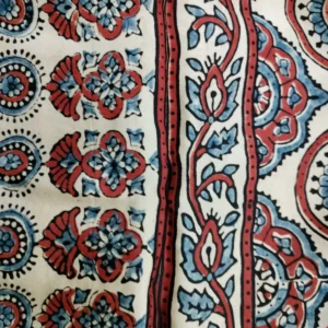 Modal silk Ajarak hand block print Stole Type 26