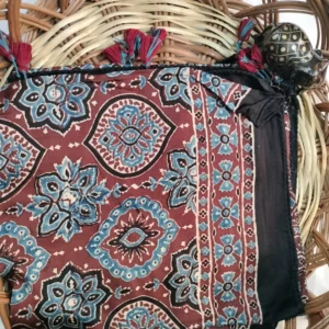 Modal Silk Ajarak Hand block print sotle type 2