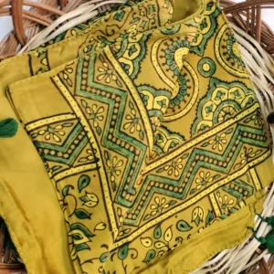 Modal Silk Ajarak Hand block print sotle type 13
