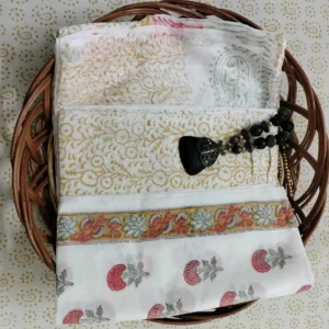 Pure Mul cotton suit with chiffon Dupatta type 6