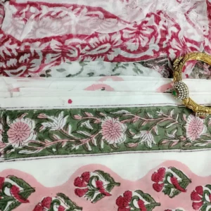 Pure Mul cotton suit with chiffon Dupatta type 10
