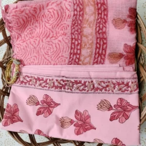 Pure Mul cotton suit with kota doria dupatta type 9
