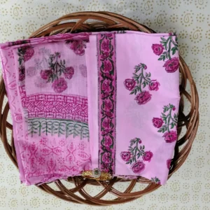 Pure Mul cotton suit with kota doria dupatta type 14