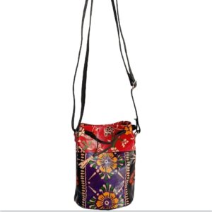 Stylish shantiniketan Genuine leather Potli Sling for Women