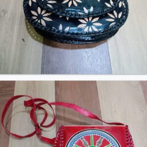 Stylish shantiniketan Genuine leather Guiter Sling Bag