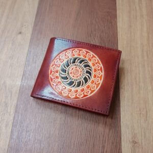 Stylish shantiniketan Genuine leather Batik Gents Wallet